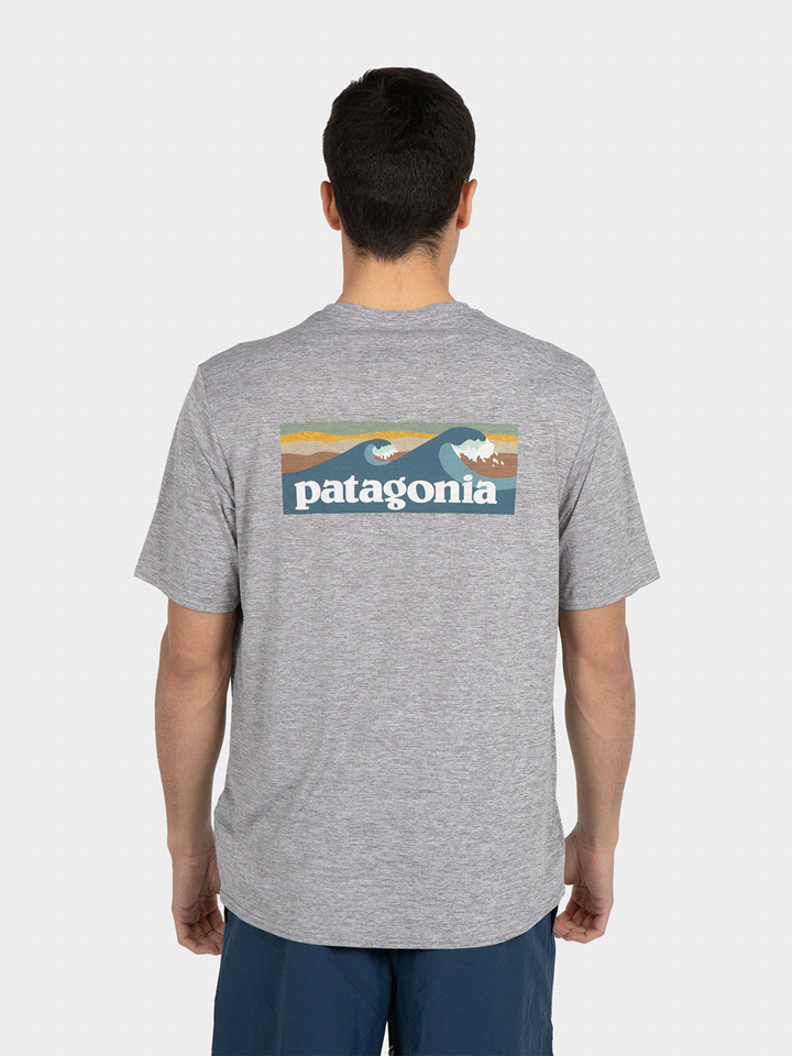 PATAGONIA T-SHIRT MEN'S CAP COOL DAILY GRAPHIC WATERS