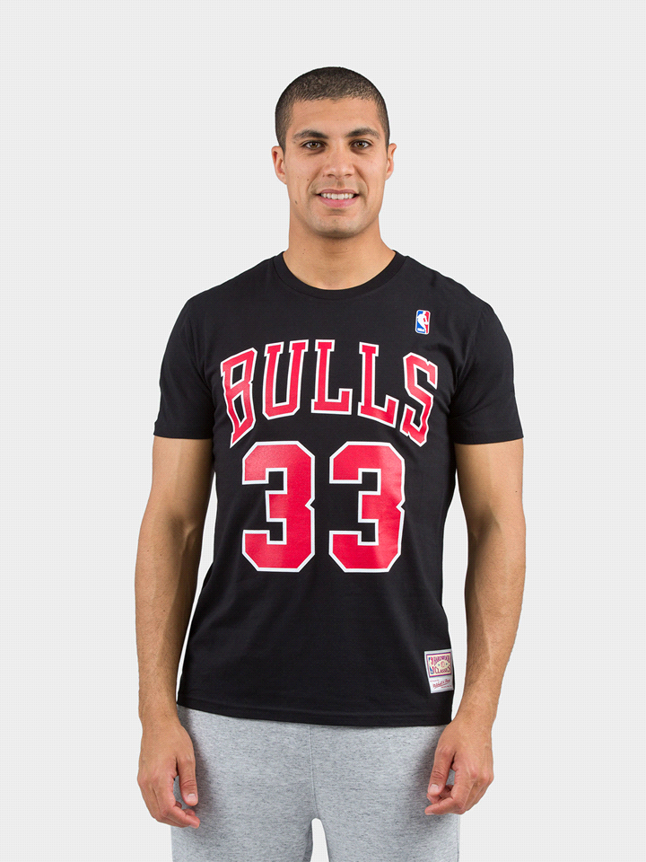MITCHELL&NESS T-SHIRT NAME&NUMBER PIPPEN