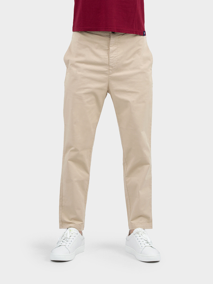 CHINO LONG LOOSE TWILL STRETCH G/D 