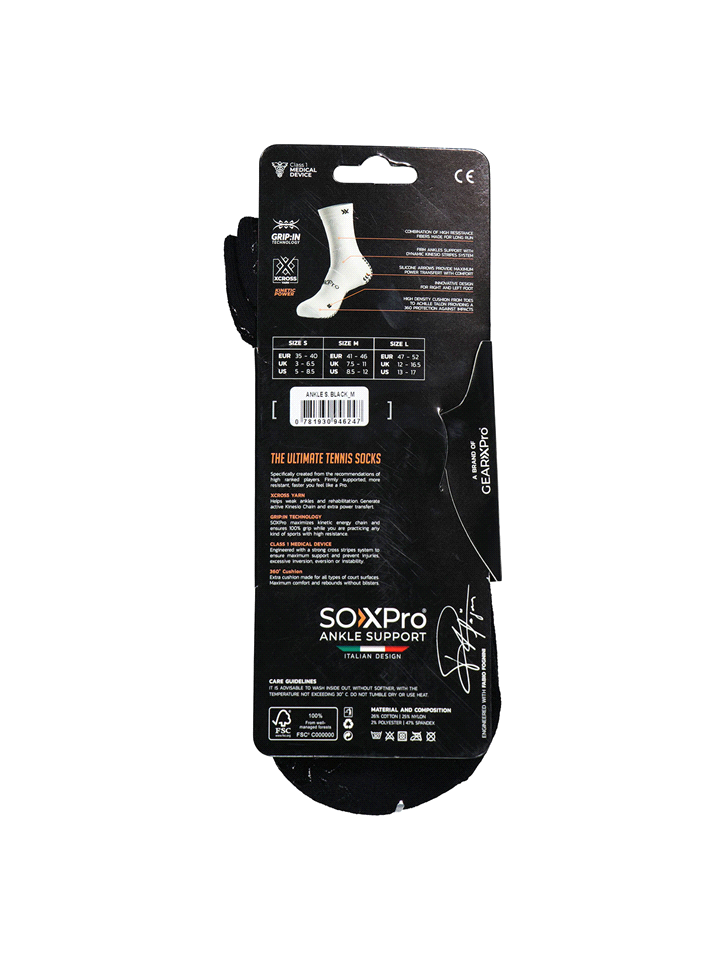 SOXPRO CALZA ANKLE SUPPORT TENNIS PADEL