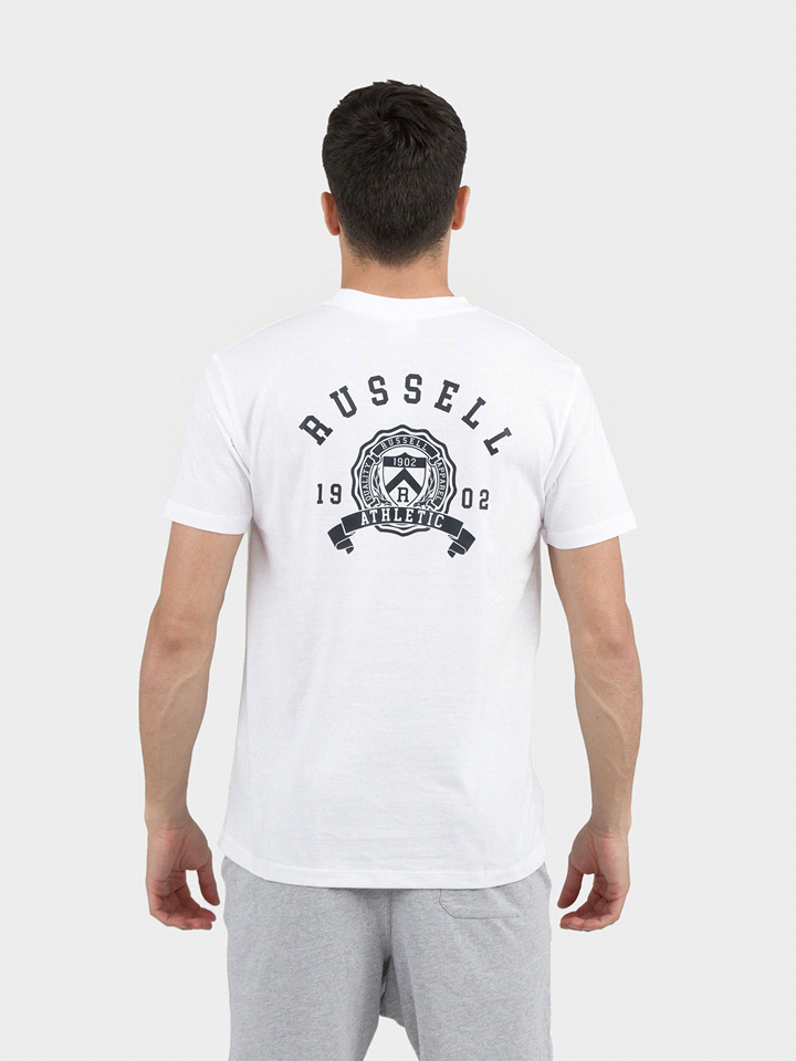 RUSSELL ATHLETIC RUSSELL T-SHIRT STAMPA DIETRO