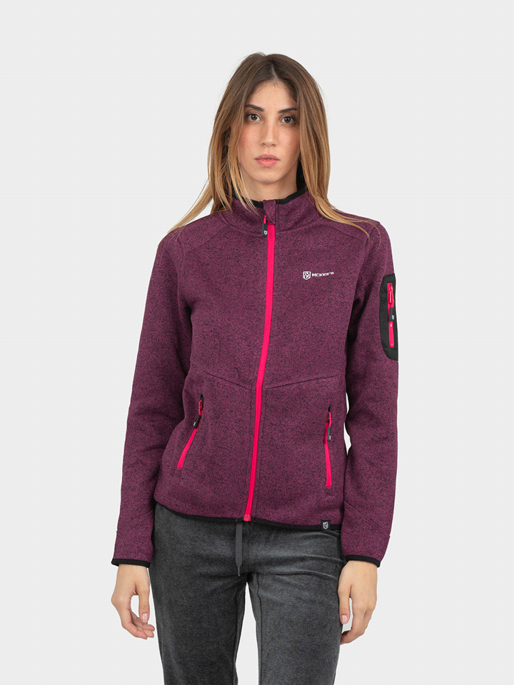 MCKEE'S PILE CANZOI TECNICO FULL ZIP LADY