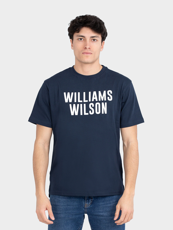 WILLIAMS WILSON T-SHIRT MANICA CORTA SCRITTA KEVIN