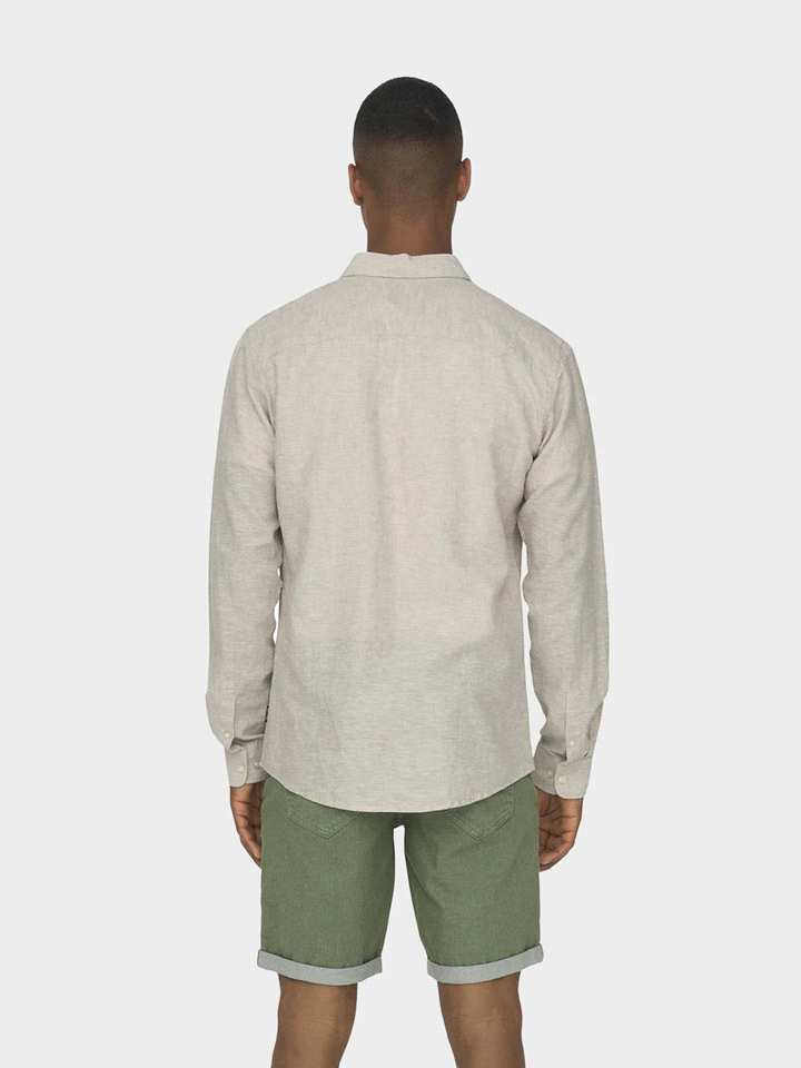 ONLY&SONS CAMICIA M/L CAIDEN LINEN