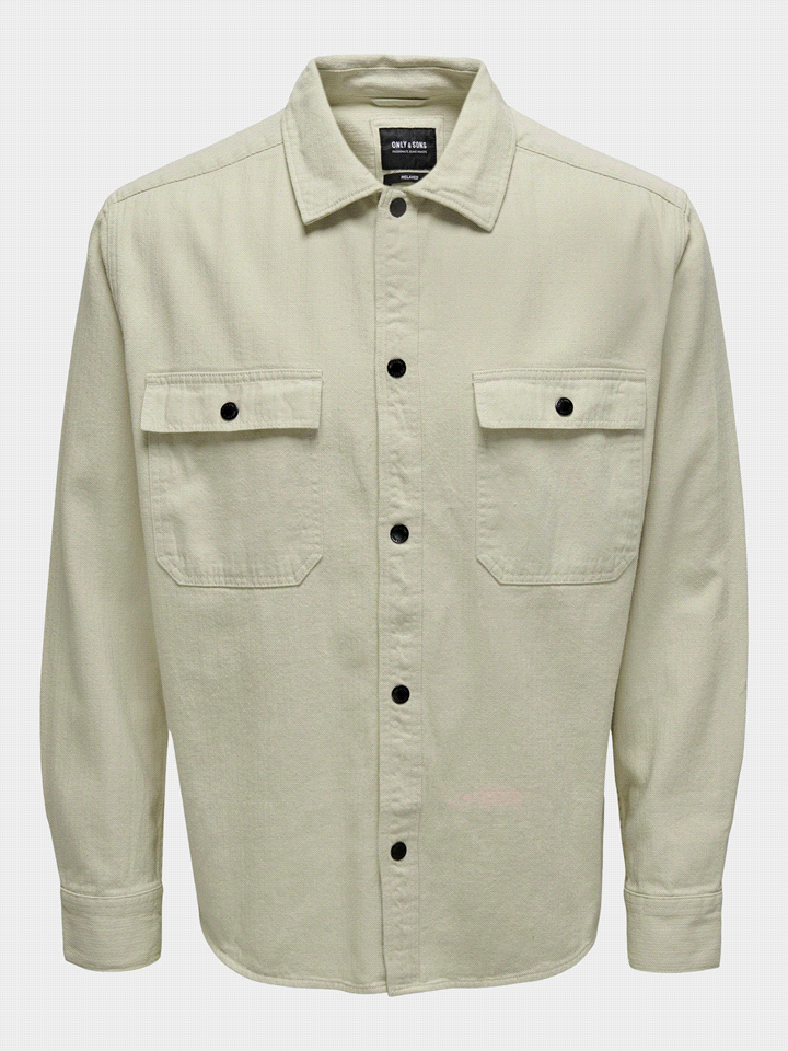 ONLY&SONS CAMICIA M/L TEAM RLX FABRIC MIX