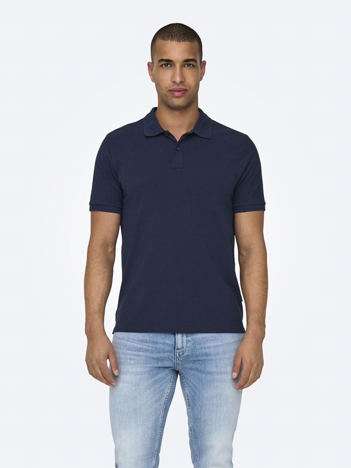 ONLY&SONS POLO M/C STRAY SLIM