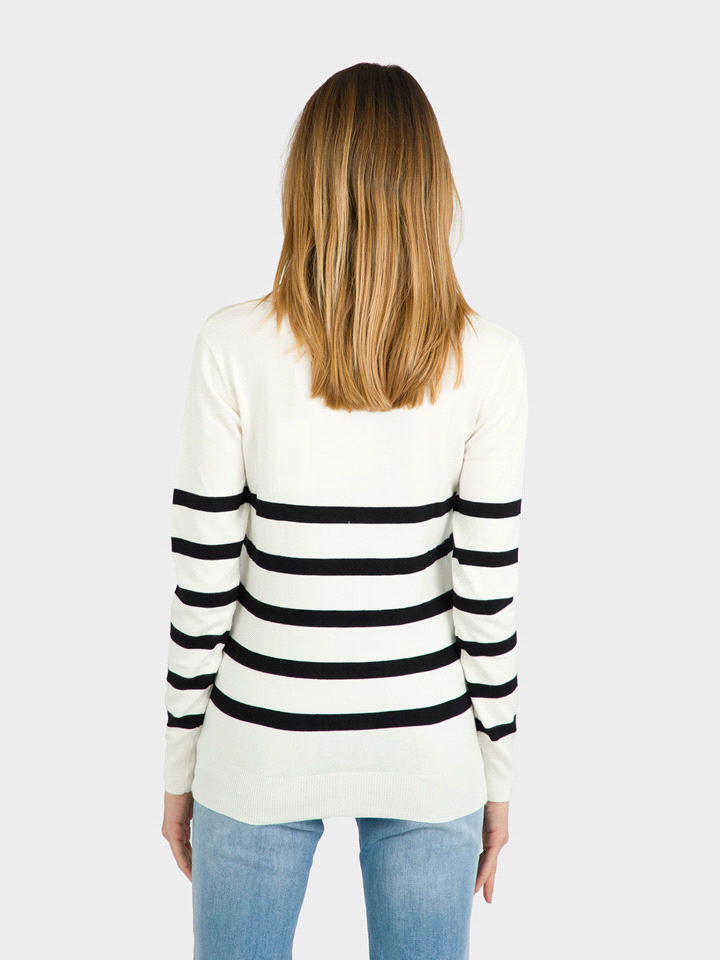 GUESS MAGLIONCINO HAILEY LOGO STRIPES