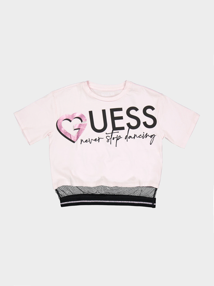 GUESS T-SHIRT CROPPED  TOP