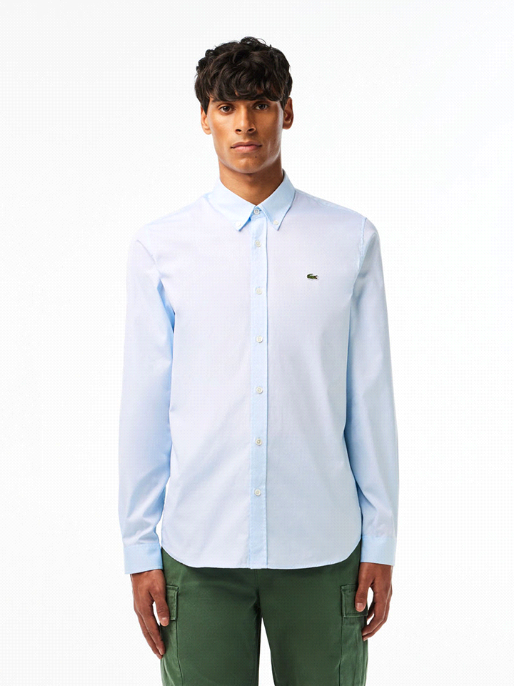 LACOSTE CAMICIA PINPOINT