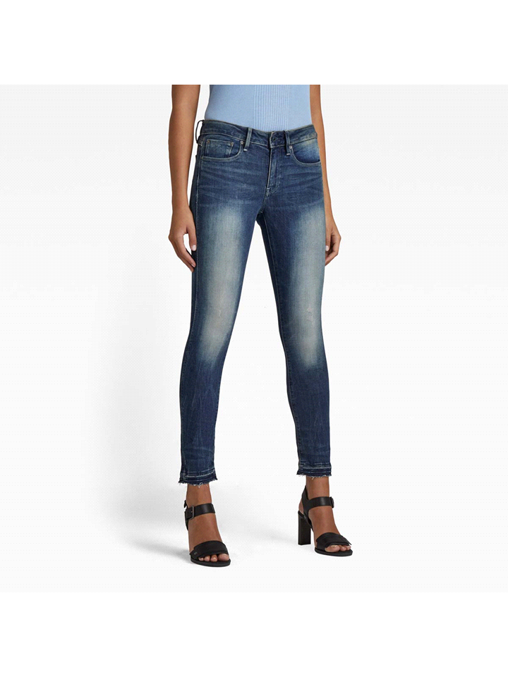 JEANS 3301 MID SKINNY ANKLE 