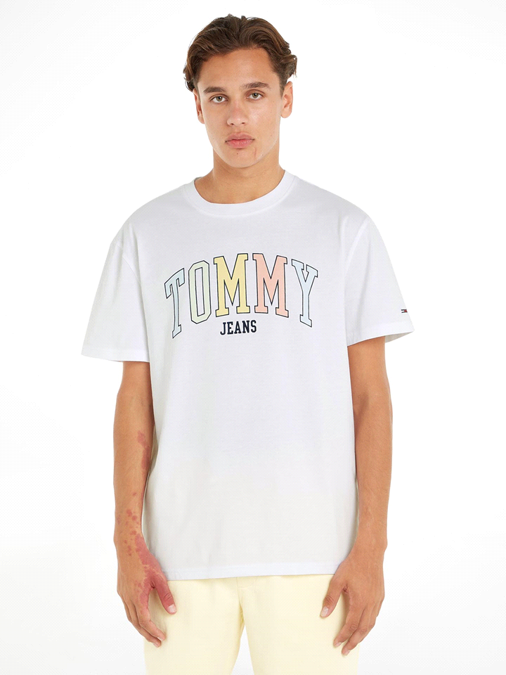 TOMMY JEANS T-SHIRT COLLEGE POP