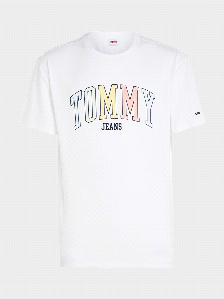 TOMMY JEANS T-SHIRT COLLEGE POP