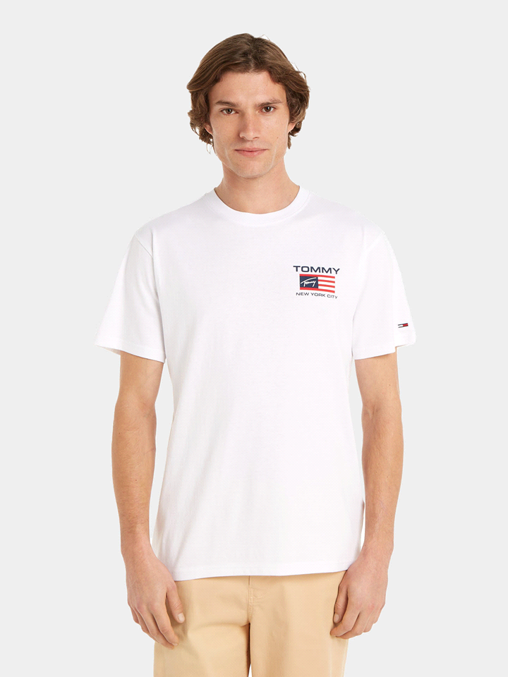 TOMMY JEANS T-SHIRT CLASSIC FLAG