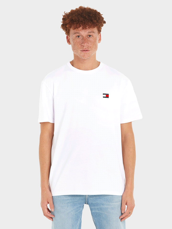 TOMMY JEANS T-SHIRT MANICA CORTA BADGE