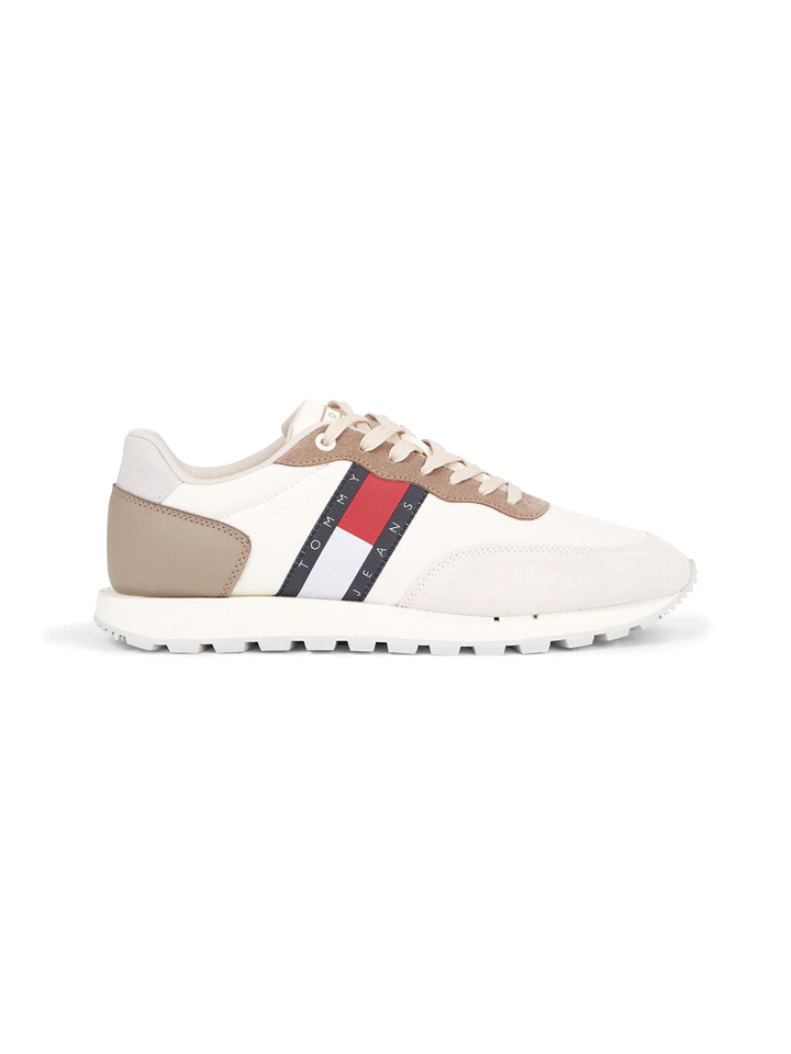 TOMMY JEANS LEATHER RUNNER 