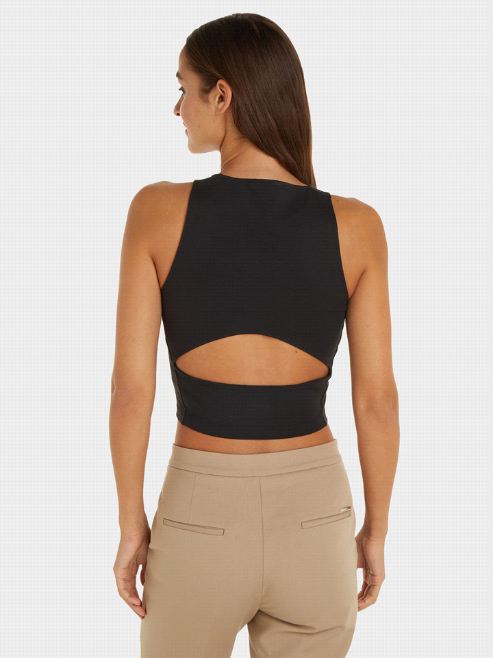 CALVIN KLEIN JEANS TOP CUT OUT BACK
