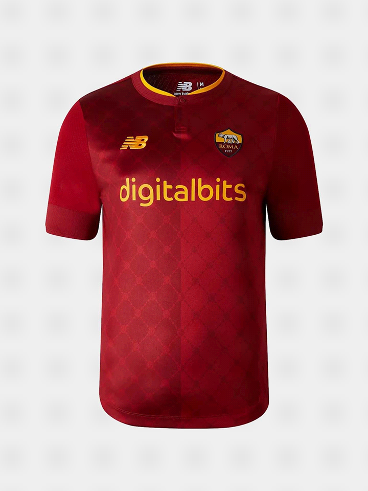 AS ROMA HOME JUNIOR SS JERSEY 