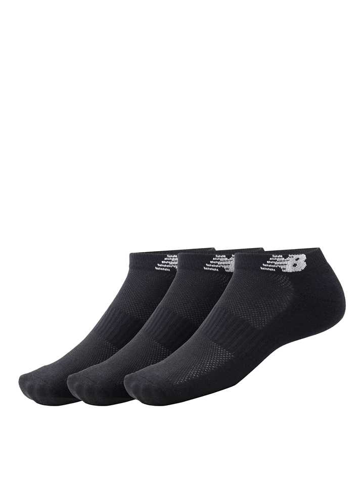 NEW BALANCE PERFOMANCE COTTON FLAT KNIT ANKLE 3 PAIR