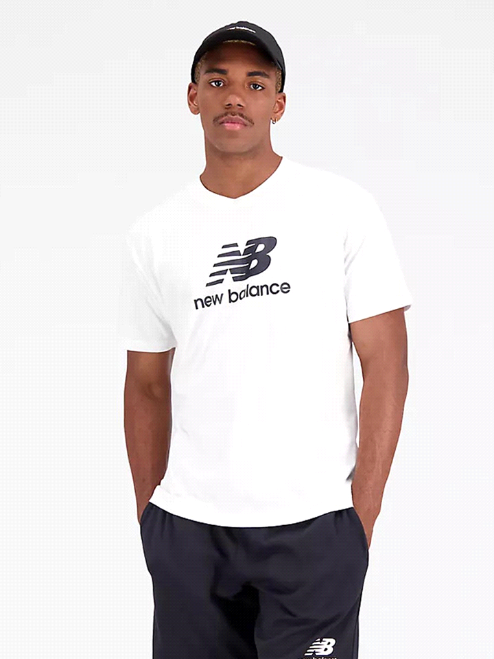 NEW BALANCE T-SHIRT ESSENTIAL STACKED LOGO