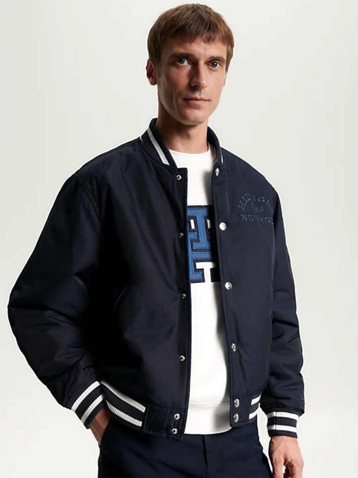 TOMMY HILFIGER GIACCA BOMBER REVERSIBILE
