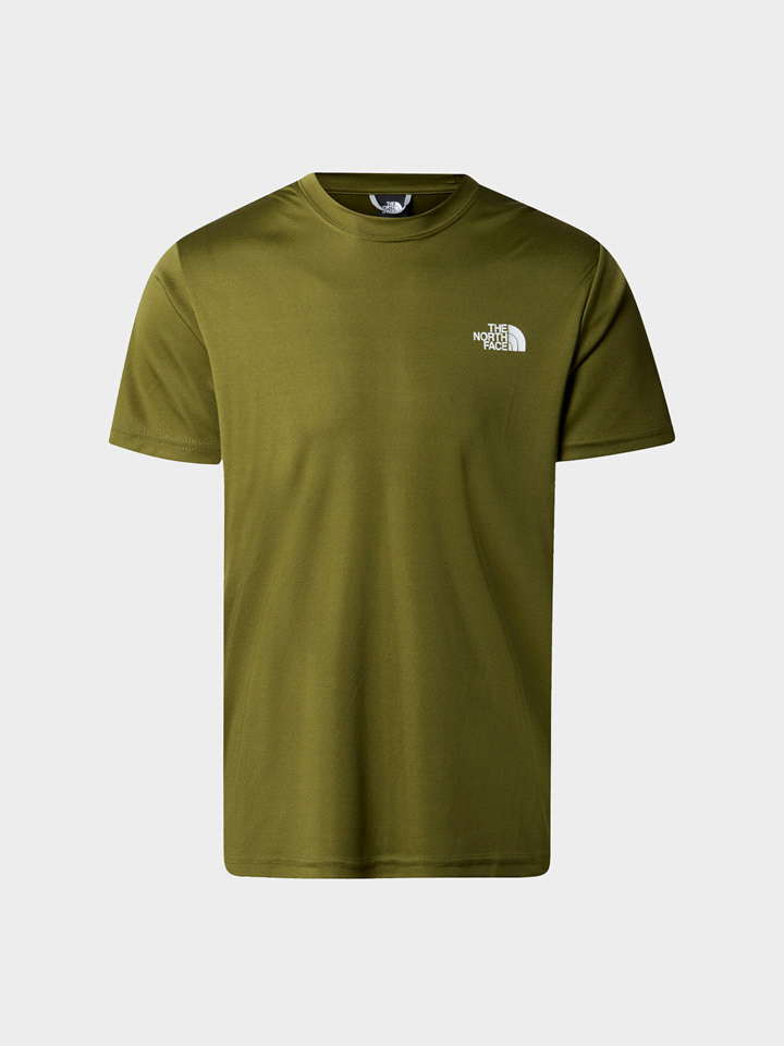 THE NORTH FACE REAXION RED BOX TEE T-SHIRTERIA UOMO Verde  ... 