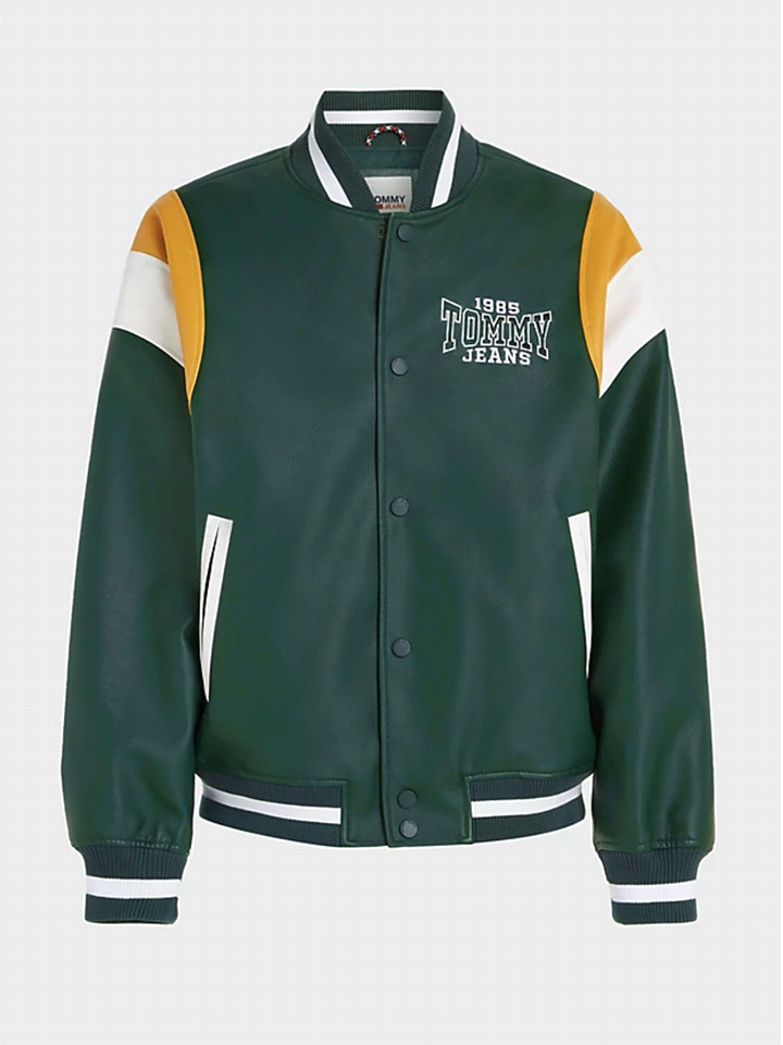 TOMMY JEANS GIACCA COLLEGE FAUX LETTERMAN